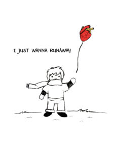 Dessin digital Little guys Runaway