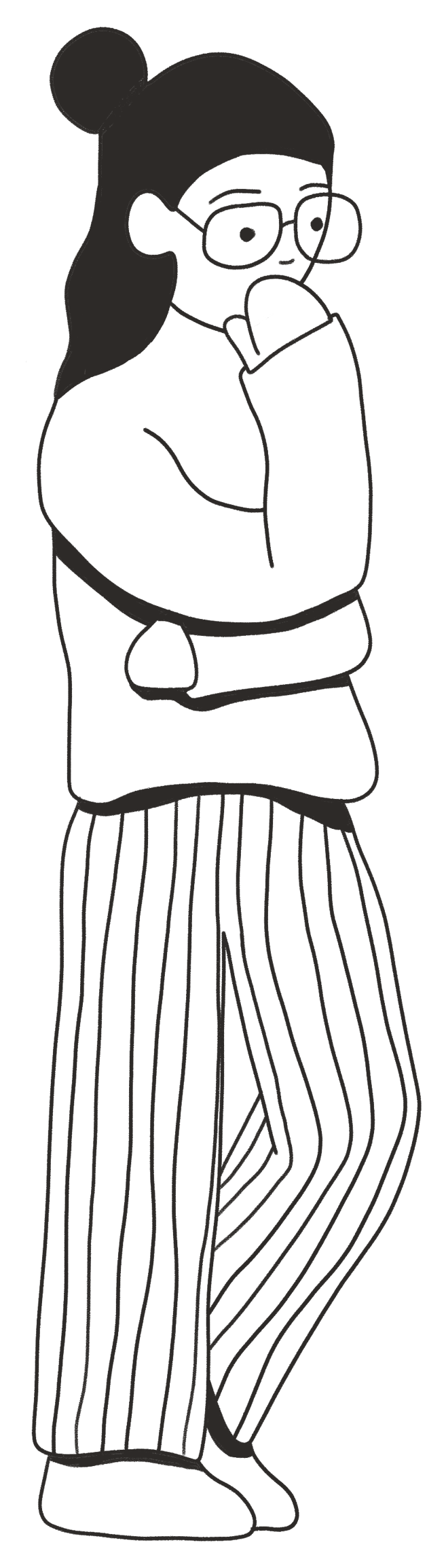 Clotilde Ghez Personnage illustration