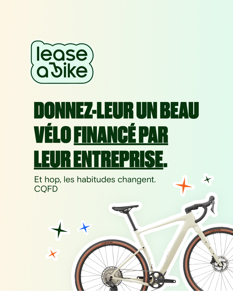 Post Linkedin Lease a Bike Délaisser voiture 10